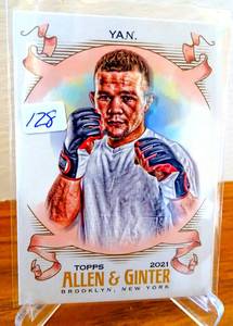 lot 128 image: Petr Yan 2021 Topps Allen & Ginter #273