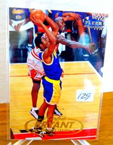 lot 129 image: 1998-99 Fleer Tradition - #1 Kobe Bryant, Michael Jordan $$