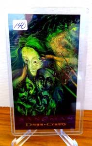 lot 140 image: RARE 1993 - Skybox-DC Comics Vertigo Sandman Dream Country CI-9 Promo Card.