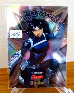 lot 149 image: 2022 Fleer Ultra Avengers QUAKE Ultra Stars Insert Card #US30 $