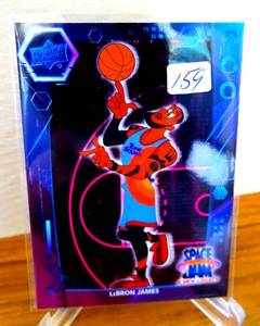 lot 159 image: 2021 Upper Deck Space Jam A New Legacy LeBron James #1 Blue