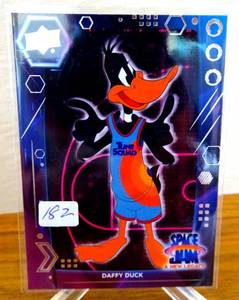 lot 182 image: 2021 Upper Deck Space Jam A New Legacy Blue Daffy Duck #7