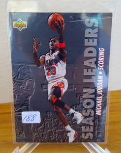 lot 188 image: Michael Jordan 93-94 Upper Deck Season Leaders