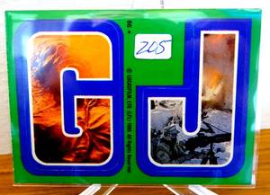 lot 205 image: VINTAGE 1980 STAR WARS STICKER TRADING CARD $$