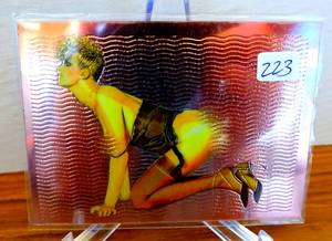 lot 223 image: 1994 Hajime Sorayama CHROMIUM CREATURES II Card #65 Blondie