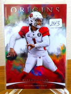 lot 243 image: 2021 Panini Origins Kyler Murray Arizona Cardinals #1