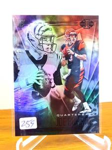 lot 259 image: 2020 Panini Illusions #5 Joe Burrow RC Cincinnati Bengals Rookie Card $$