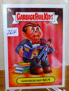 lot 264 image: Goosebump Ben 2022 Garbage Pail Kids Book Worms Parody Card 93b