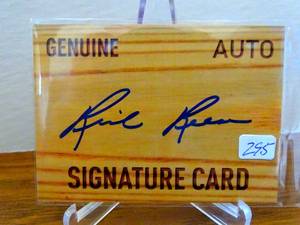 lot 295 image: CUSTOM HAND SIGNED RICH REESE (1ST BASEMAN) TWINSTIGERS