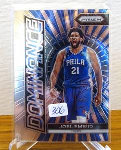 lot 306 image: 2023-24 Panini Prizm - Dominance #20 Joel Embiid