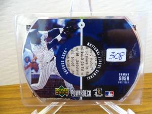 lot 308 image: SAMMY SOSA CUBS 1999 UPPER DECK UD POWERDECK ATHLETES OF THE CENTURY CD-ROM CARD