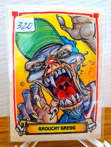 lot 320 image: 1988 Baseballs Greatest Grossouts #51B Grouchy Gregg