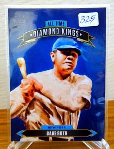 lot 329 image: 2020 Panini Diamond Kings #ATDK-26 Babe Ruth All-Time Diamond Kings