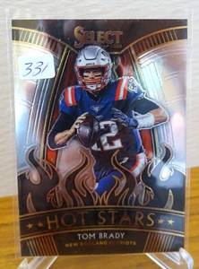 lot 331 image: 2020 Panini Select Hot Stars #2 Tom Brady Insert