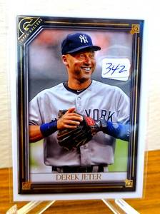 lot 342 image: 2021 Topps Gallery - #174 Derek Jeter
