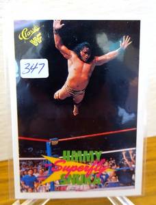 lot 347 image: Superfly Jimmy Snuka 1990 Classic WWF #131 WRESTLING WWE VINTAGE