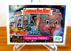 lot 372 image: Choo-Choo Trina (393b) Garbage Pail Kids 1987 GPK