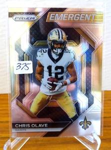 lot 375 image: 2023 Panini Prizm #H-6 Chris Olave Emergent