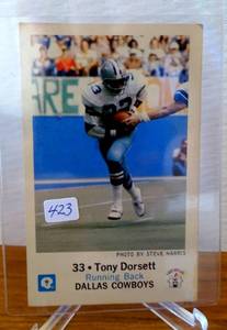 lot 423 image: RARE TONY DORSETT