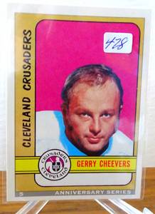 lot 428 image: VINTAGE Gerry Cheevers 1992 O-pee-chee Anniversary Series Hockey Card