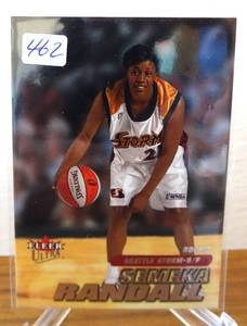 lot 462 image: 2001 WNBA Fleer Ultra Semeka Randall #145 Rookie RC. Seattle StormTennessee
