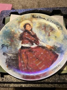 lot 233 image: Porcelain Limoges plates qty 4-- GIGI  (1985)  #UA21 SARAH BERNHARDT (186) #AF690  LE PETIT PUCET (1984) AC622  CENDRILLON  (1983) #AQ669 plate #s are - AC622- LLA31 qty 4
