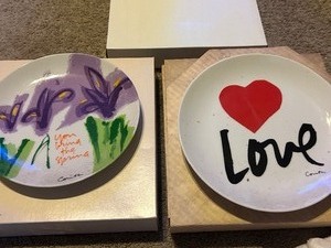 lot 236 image: Corita SPRING Plate # 21610000--Corita lLOVE  #1218