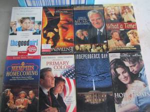 lot 38 image: box of various vhs tapes