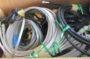 lot 66 image: box of various cords