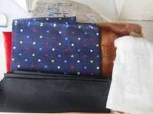 lot 77 image: cut pieces of fabric