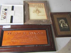 lot 87 image: instant memory book, qty 3 wall art pieces