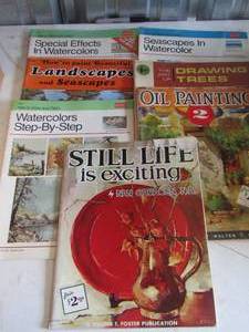 lot 102 image: landscaping, oil painting, water color magazines