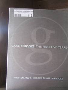 lot 119 image: garth brooks the first five years book