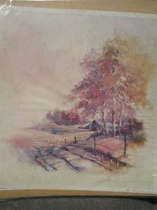 lot 15 image: ART - TREE  22 X22    Brambaugh-- 71