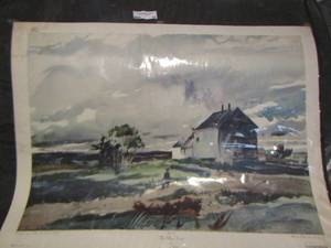 lot 18 image: ART - THE OLSON FARM  - Wyeth- 2433