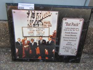 lot 174 image: 1215 Frank Sinatra plaque