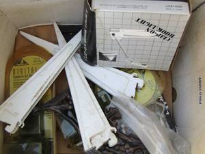 lot 188 image: book light shelving brackets and more