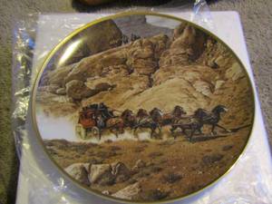 lot 221 image: UNDER SURVEILLIANCE  by  ARTIST FRANK C. MCCARTHY- WELLS FARGO & C0 PLATE  NUMBER 1623ALL ITEMS SOLD AS IS...