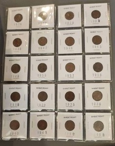 lot 117 image: Selection of Wheat Pennies