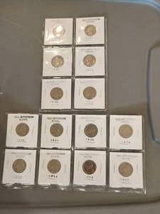lot 145 image: Selection of Old Jefferson Nickels