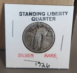 lot 150 image: 1926 Standing Liberty Quarter - Silver - Rare