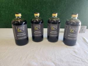 lot 31 image: Liber & Co. Sugarcane Kola Syrup - 4 Bottles