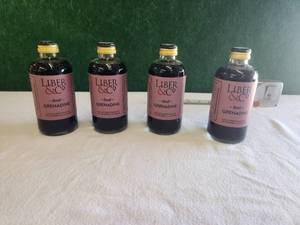 lot 265 image: Liber & Co. Real Grenadine Syrup - 4 Bottles