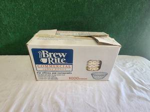 lot 139 image: Box of Brew Rite coffee filters