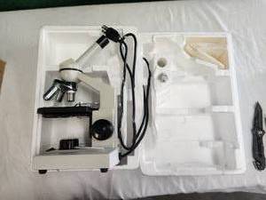 lot 245 image: Microscope - Monocular with light