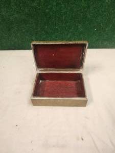 lot 268 image: Brass metal lined boxed