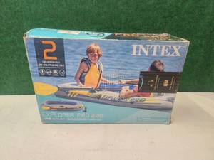 lot 309 image: Intex 2-person blowup boat - Explorer pro 200