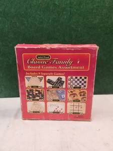 lot 347 image: Classic family board games assortment