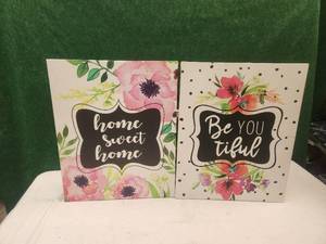 lot 348 image: Canvass wall art