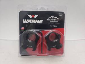 lot 33 image: Warne 1 Mountain Tech High Matte Rings